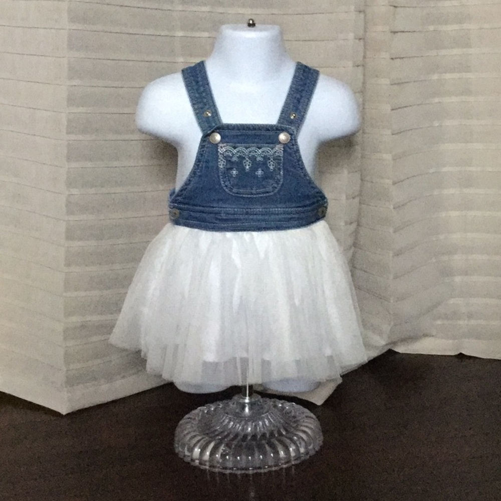 First Impressions Denim Tutu Dress